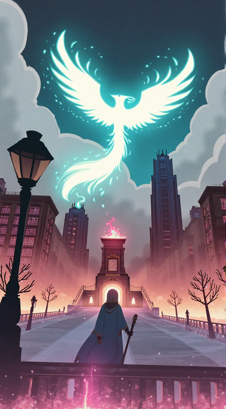 ai character: The Pheonix background