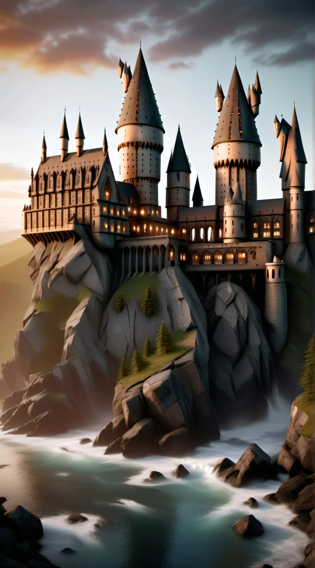ai character: Hogwarts background