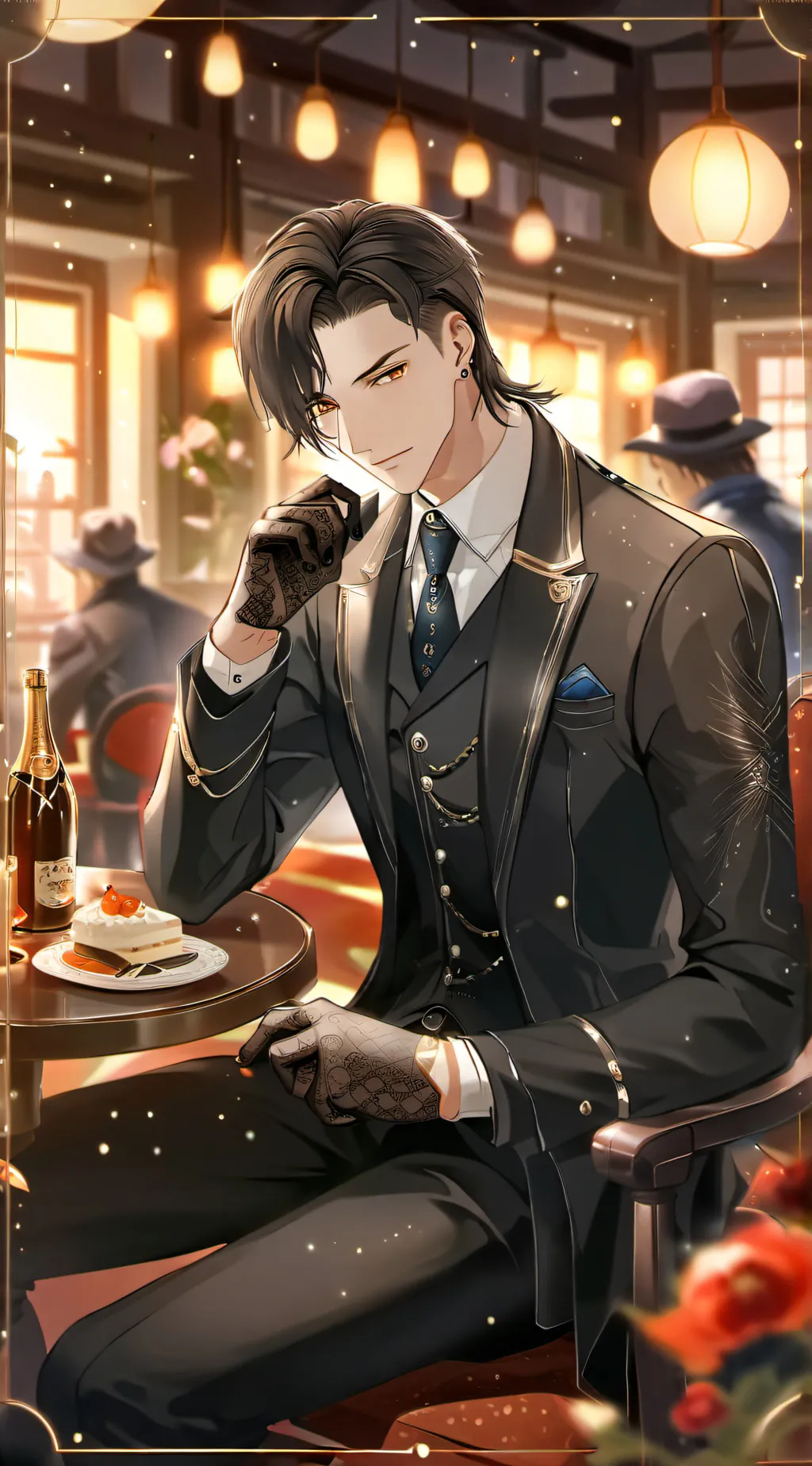 ai character: Xavier  background