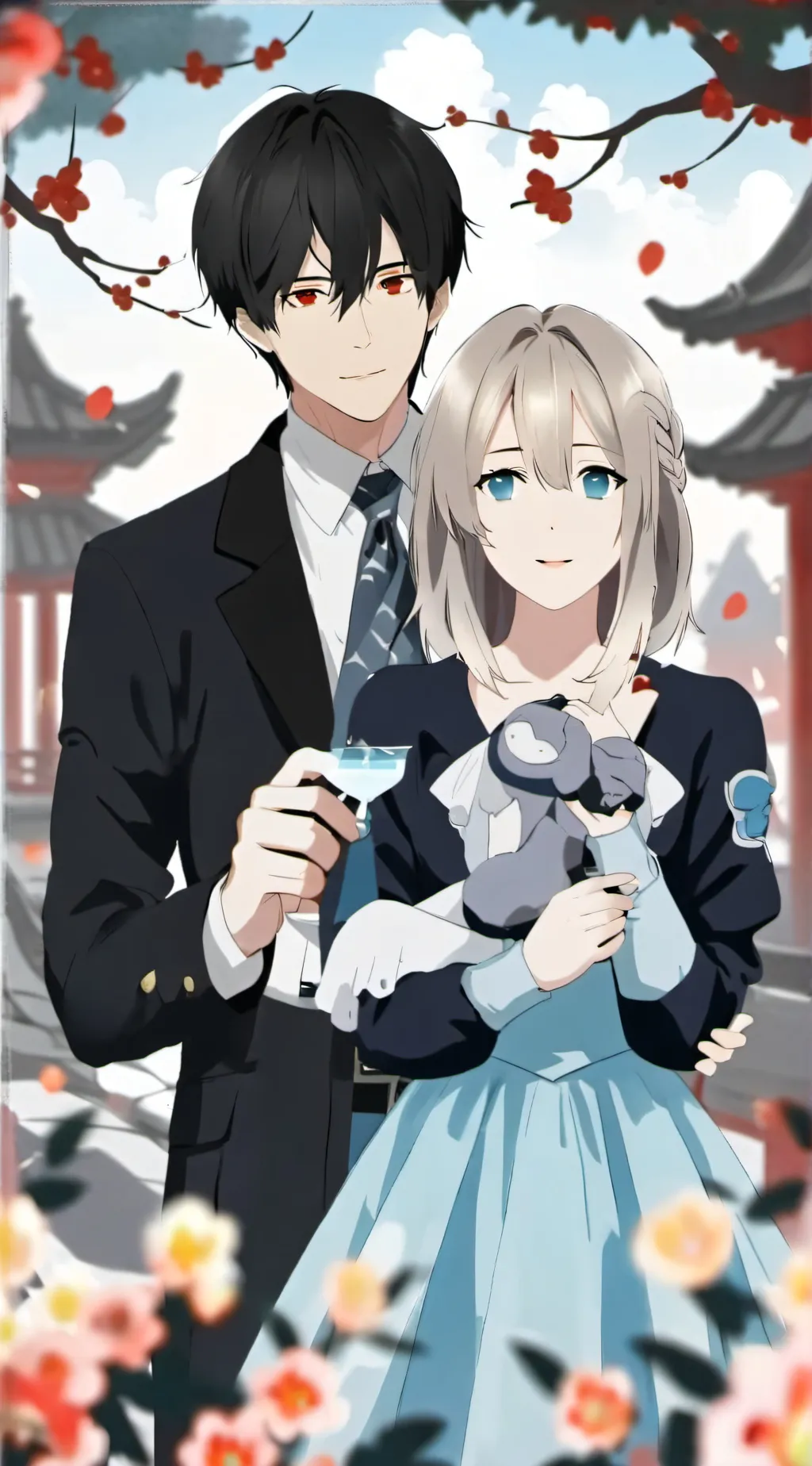 ai character: Andrew and Milly background