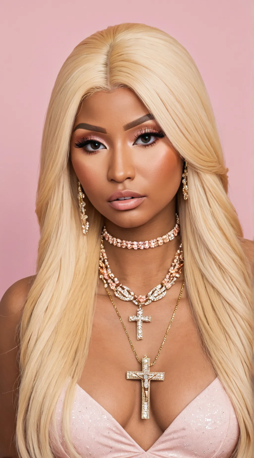 ai character: Nicki manaj  background