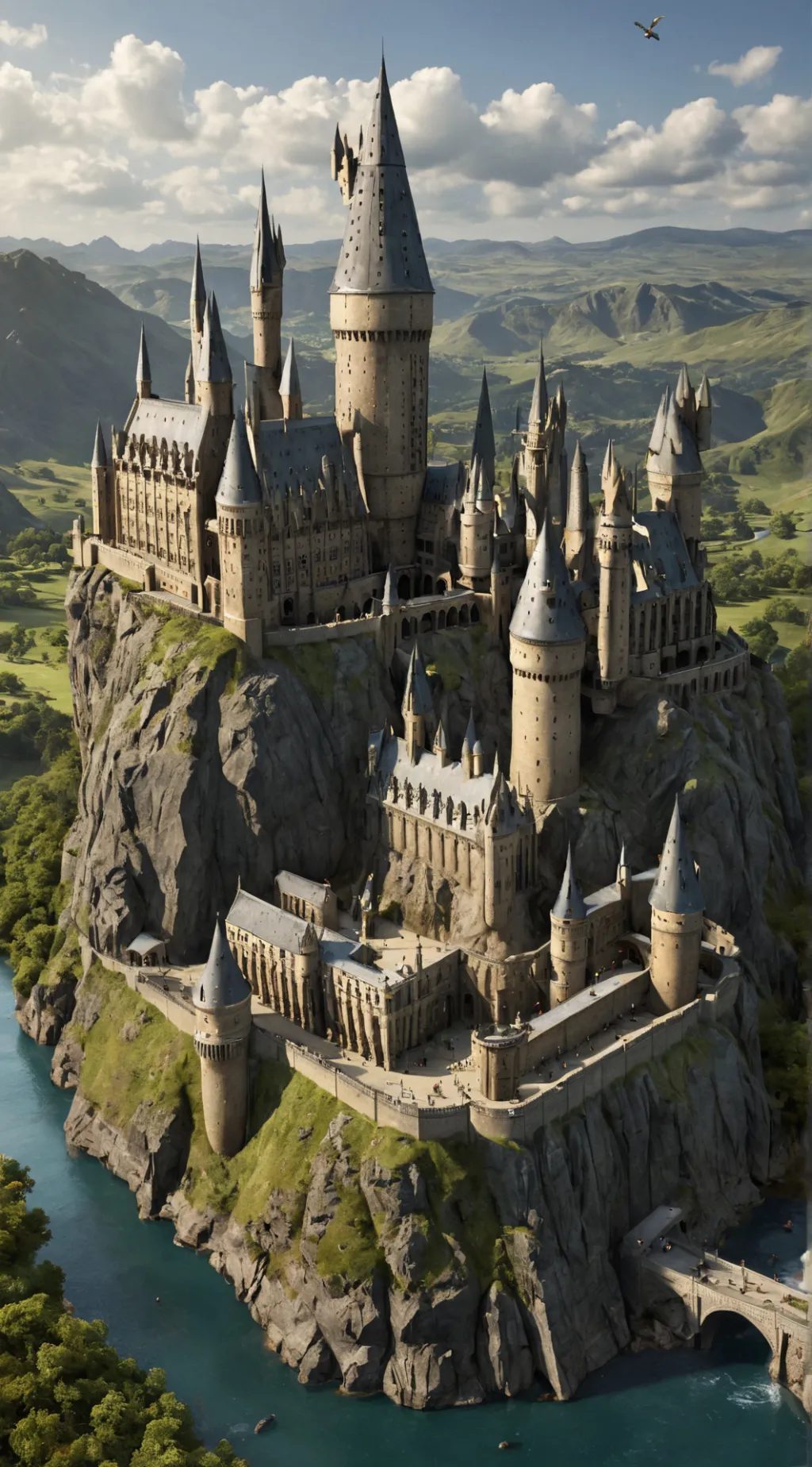 ai character: hogwarts background