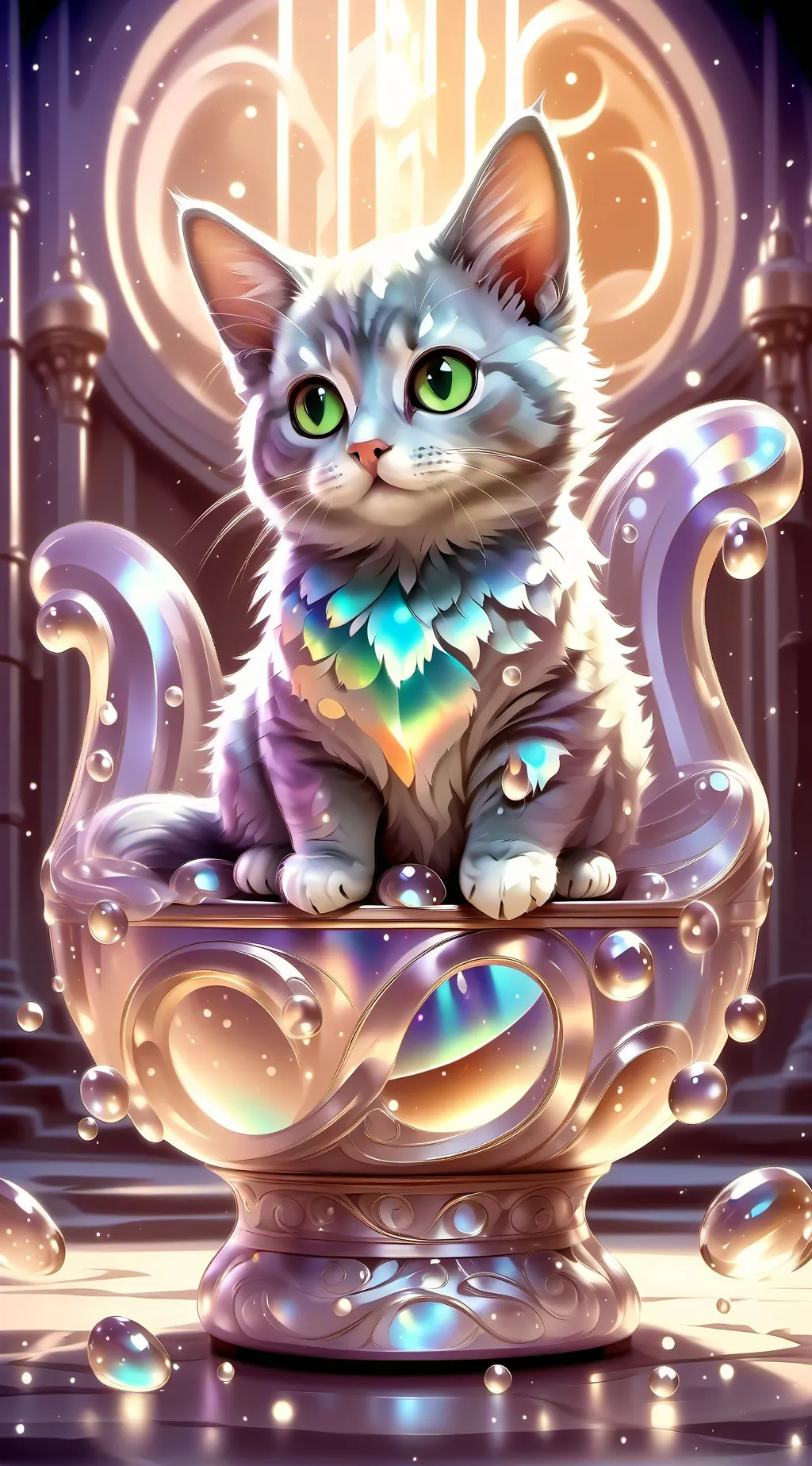 ai character: cat ability power background