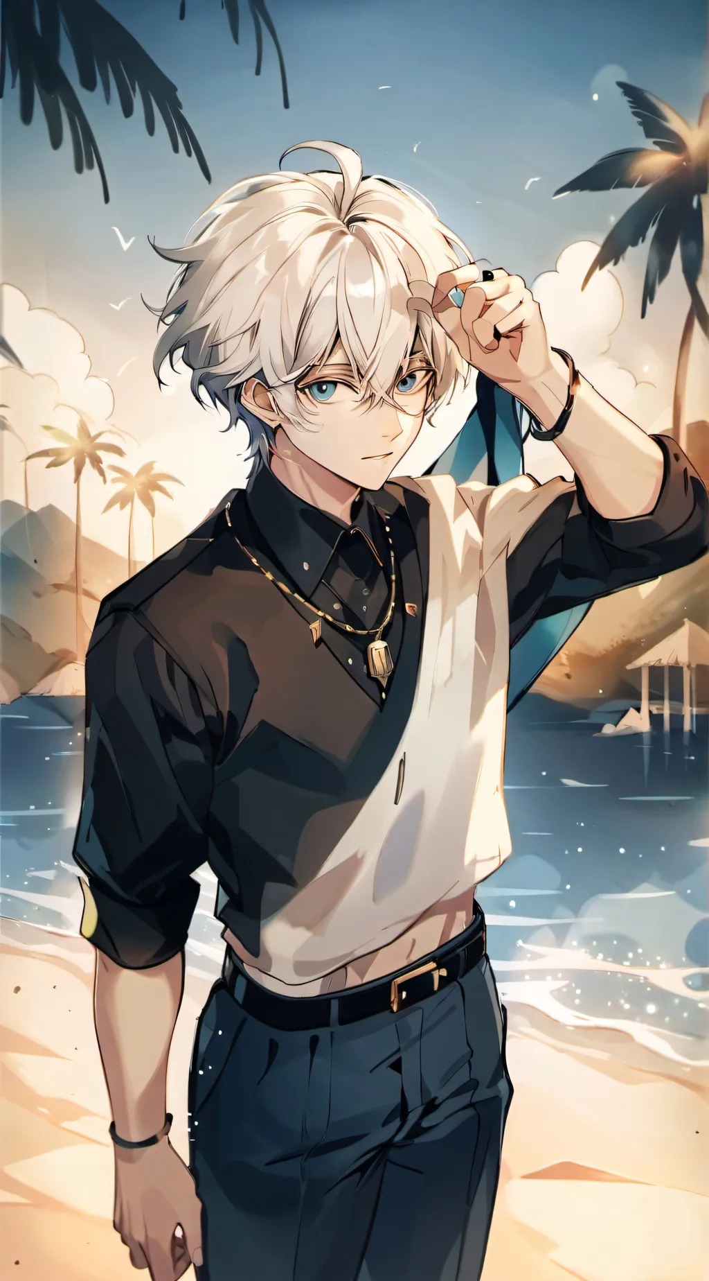 ai character: Alex phantomhive background