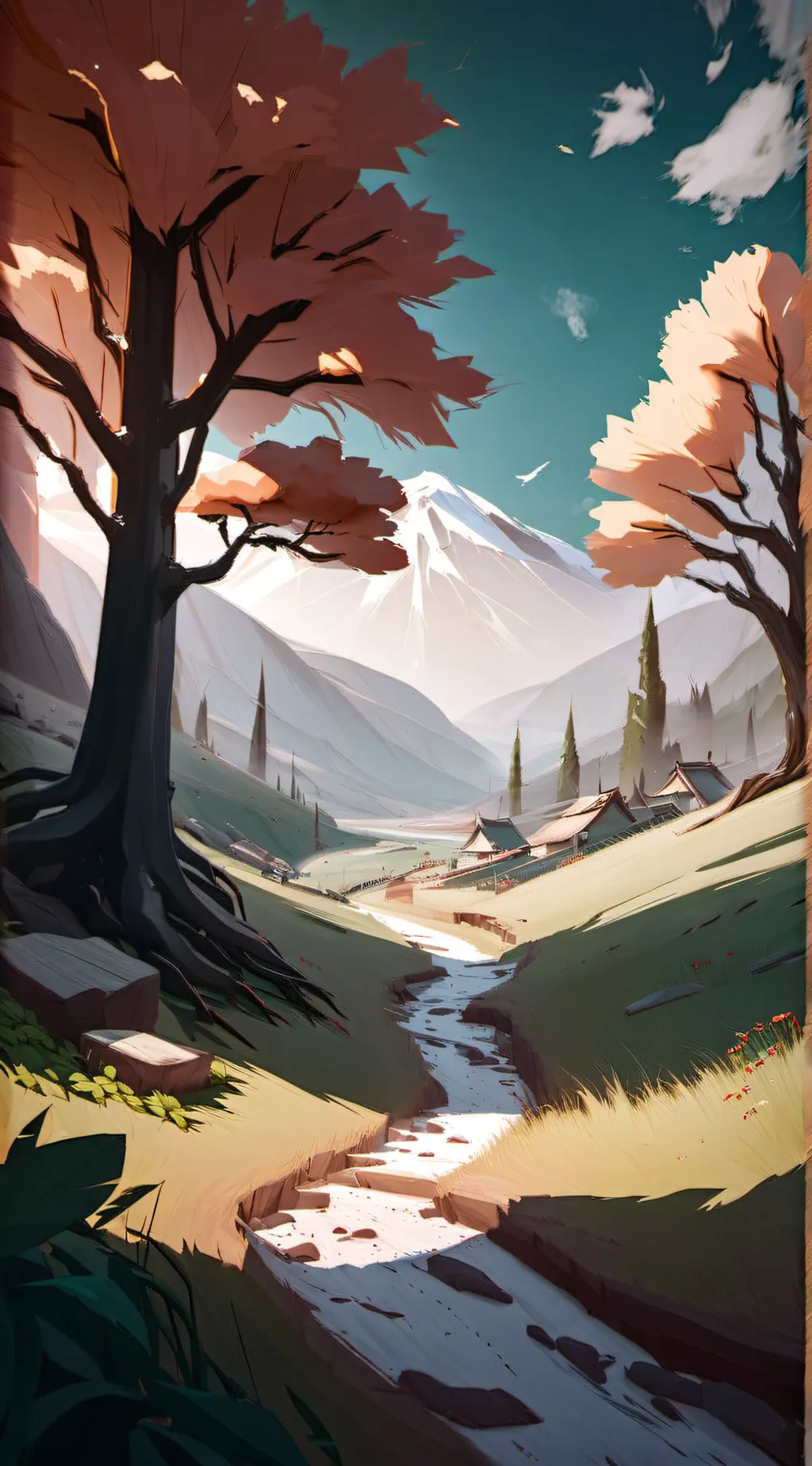 ai character: Daily reminder☺️ background