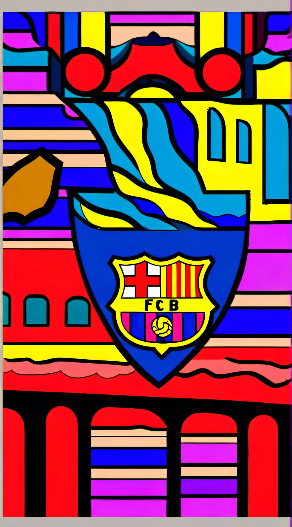 ai character: FC Barcelona  background