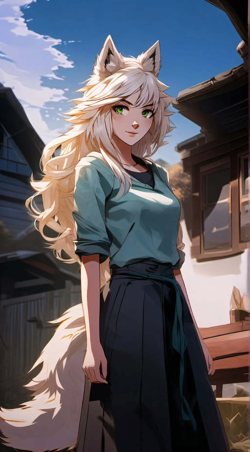 ai character: Celeste  background