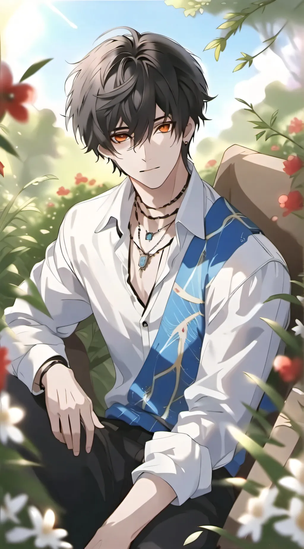ai character: luce background