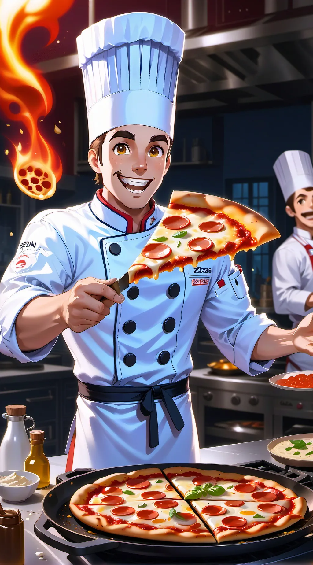 ai character: Chef background