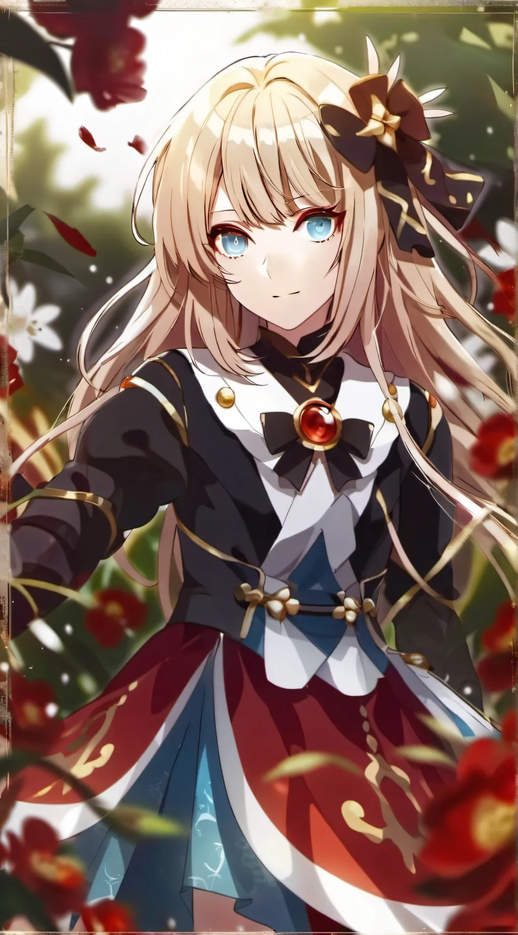 ai character: Katarina ,❣️ background