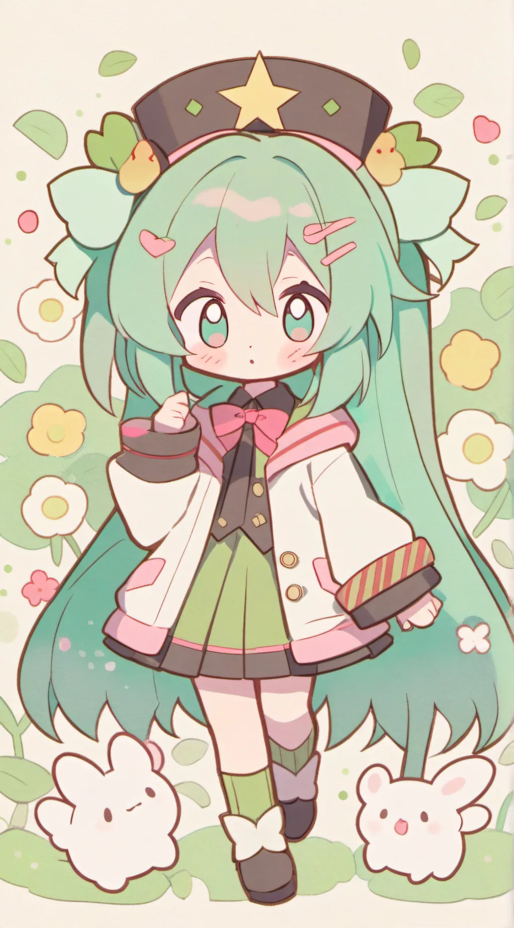 ai character: Hatsune Miku GC background