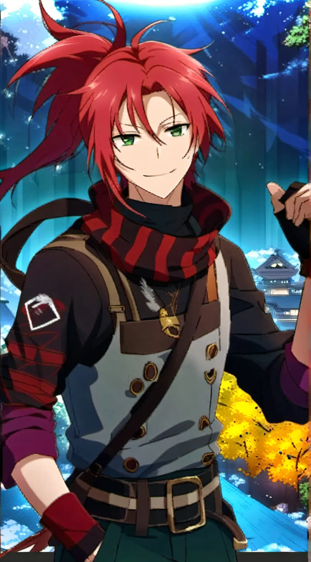 ai character: leon background
