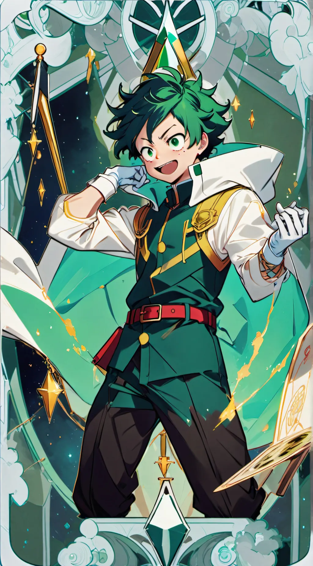 ai character: Deku background