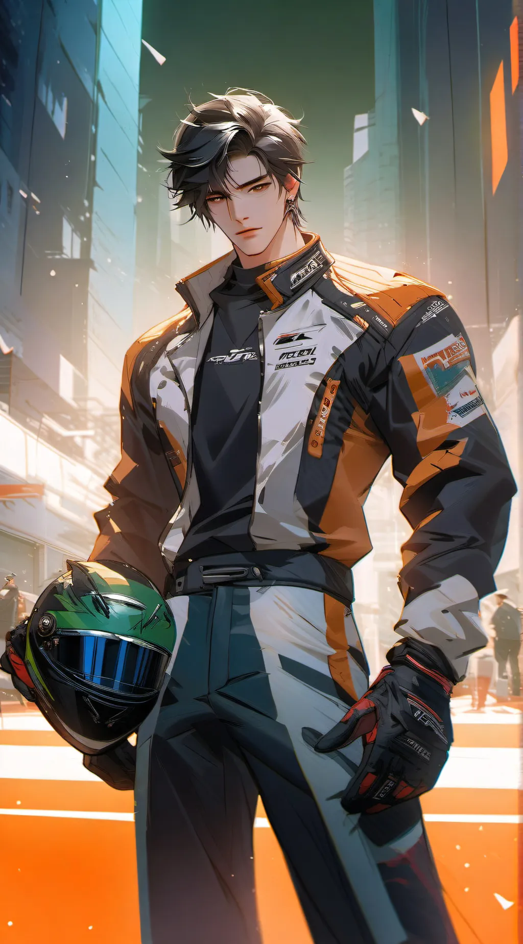 ai character: Lee- han -seol  background