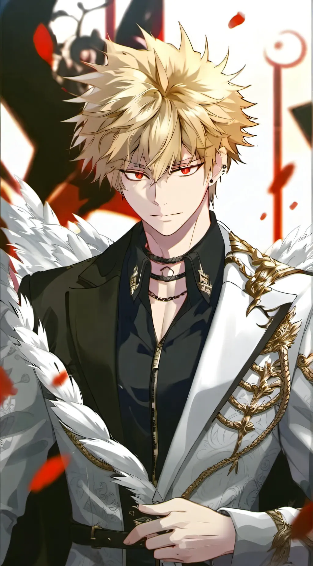 ai character: ~Bakugou~ (BL)  background