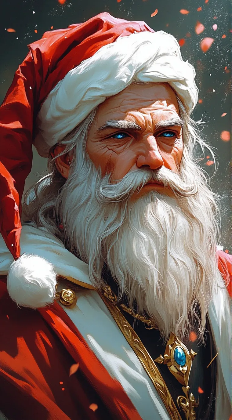 ai character: sou papapi noel  background