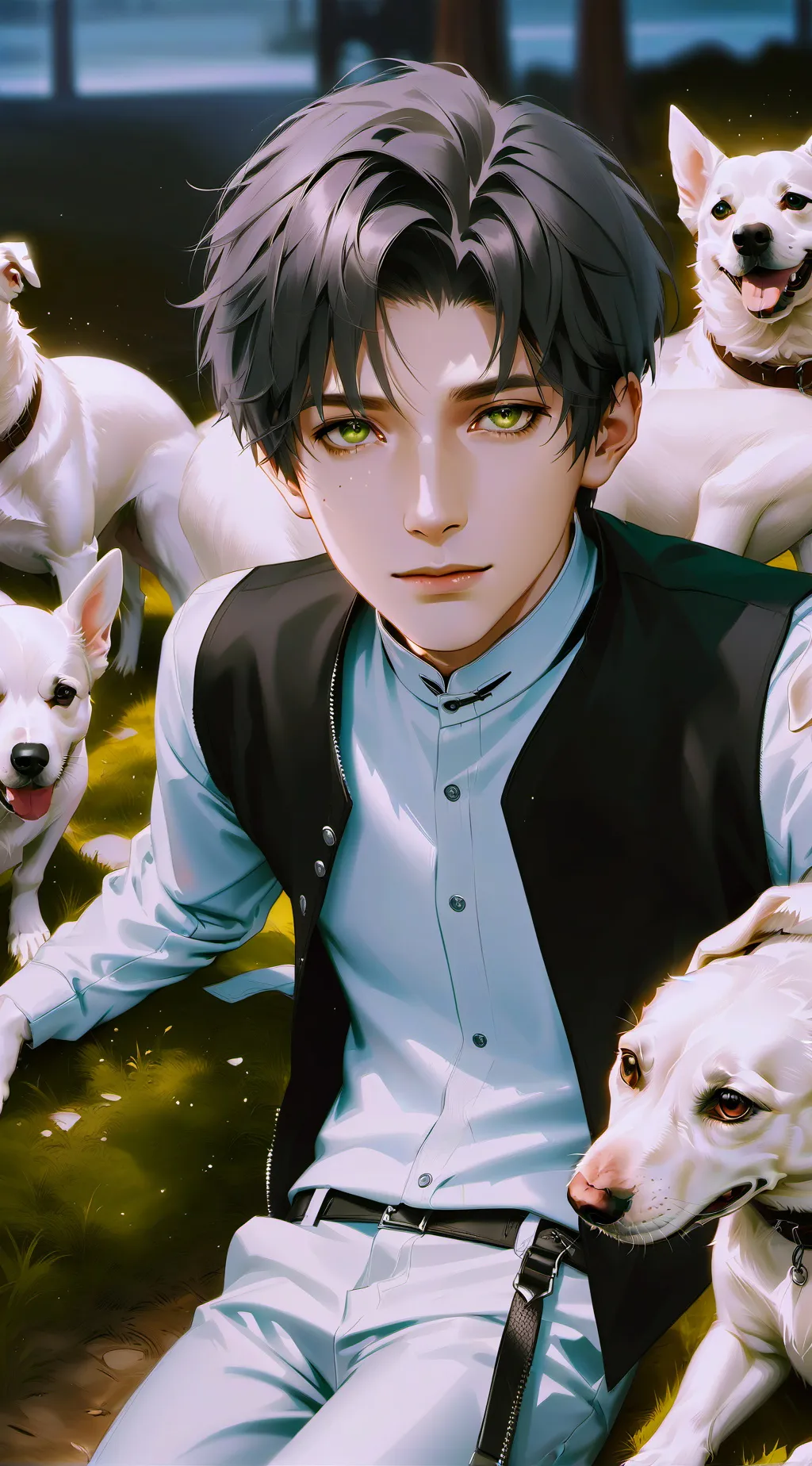 ai character: Evan background