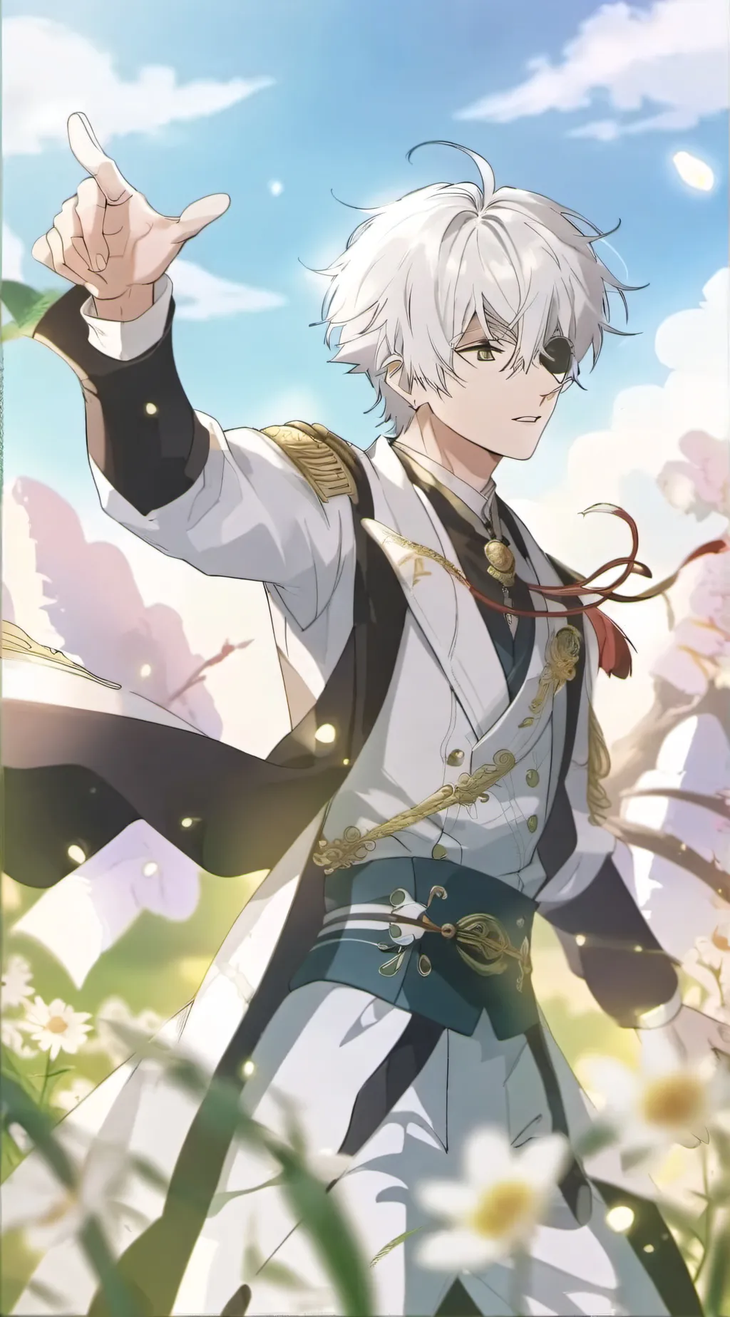 ai character: Gojo Satoru background