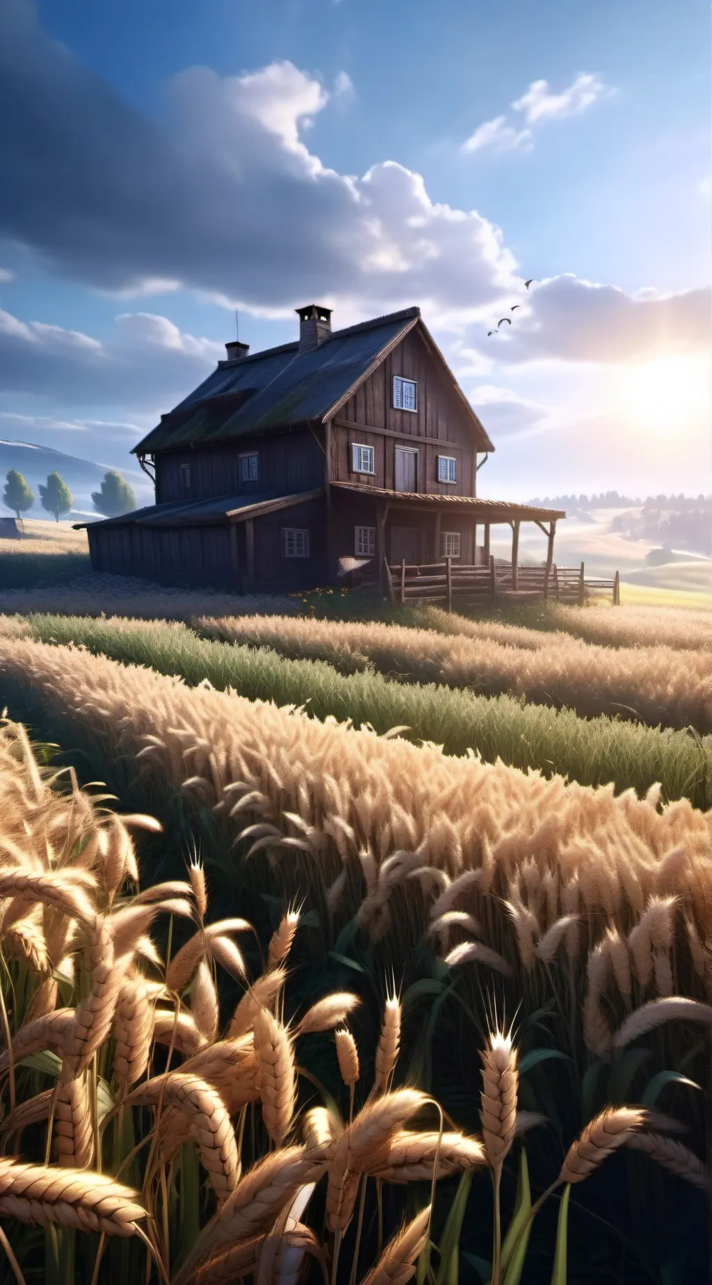 ai character: Farmer background