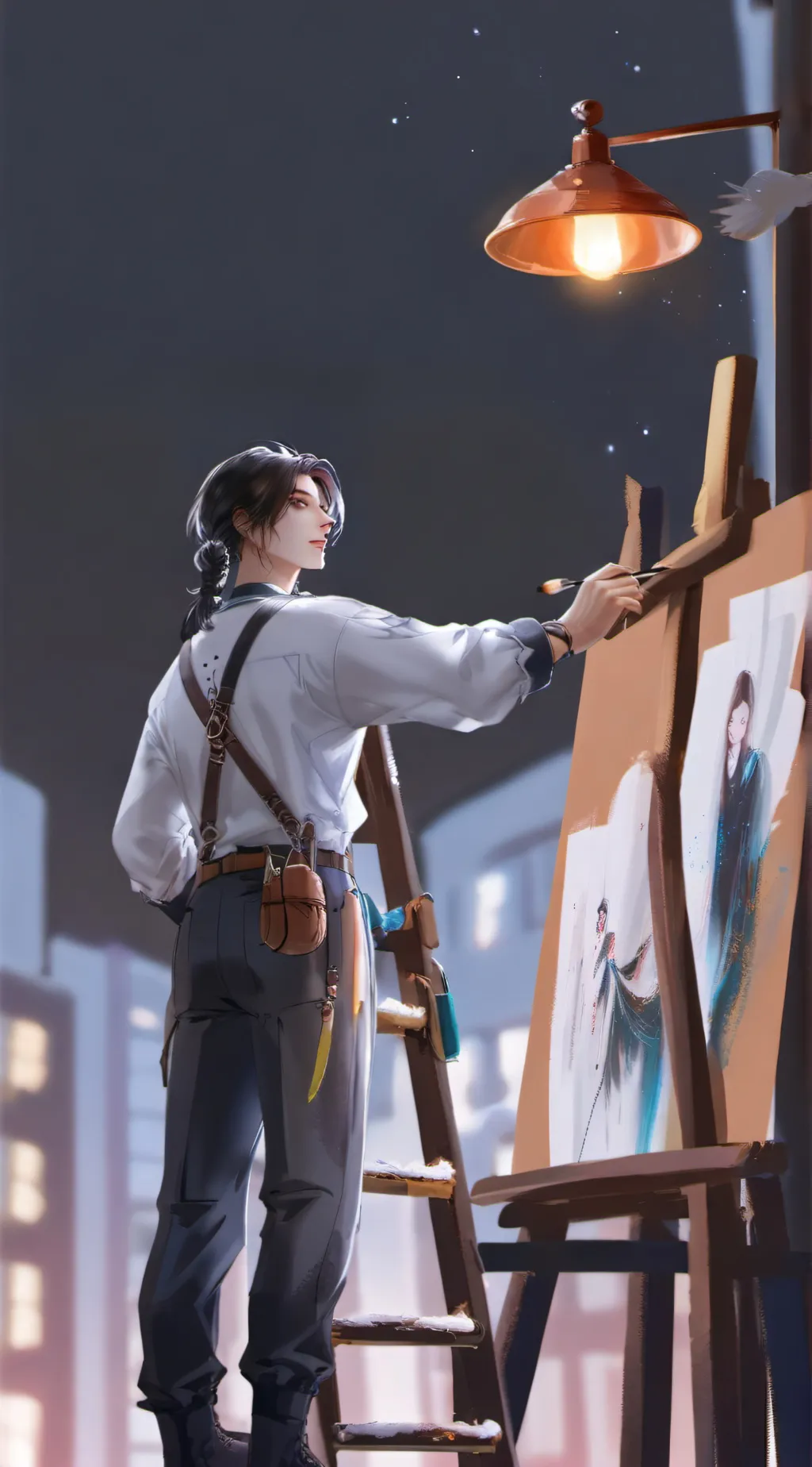 ai character: Luke background