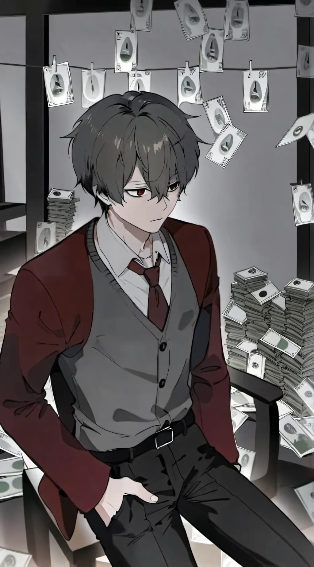 ai character: Leo background