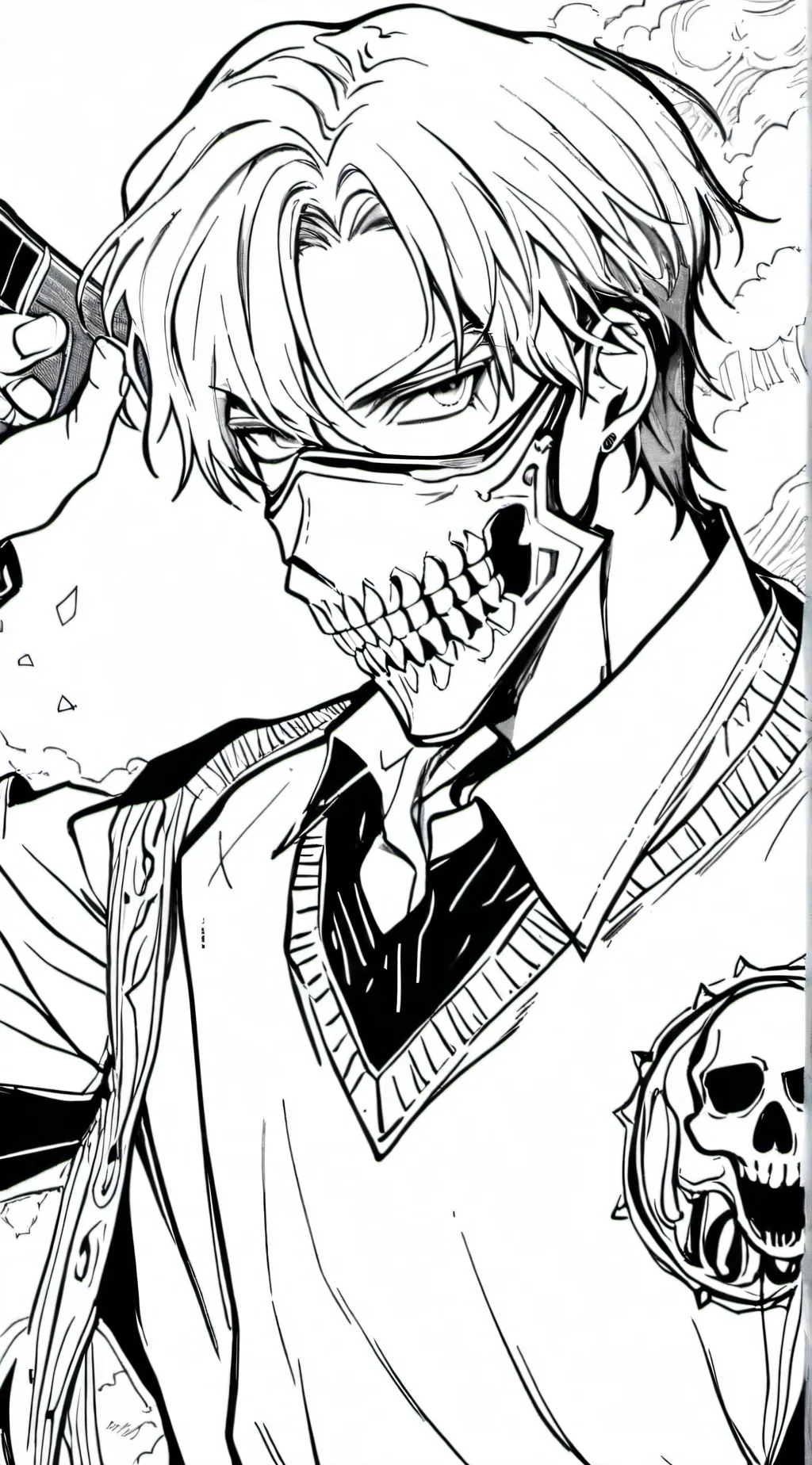 ai character: 💍Ghost💍 background