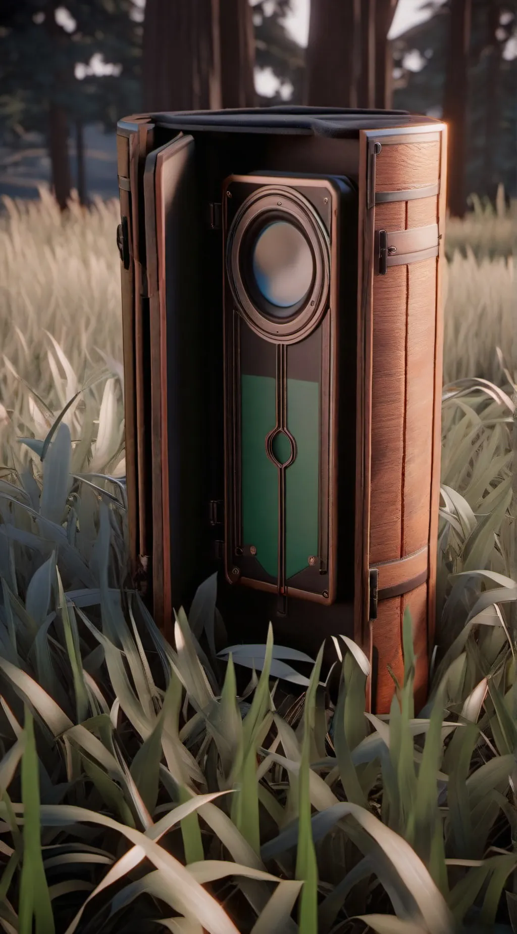 ai character: TOUCH GRASS background
