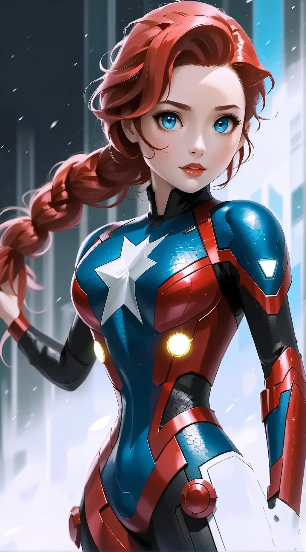 ai character: avengers background