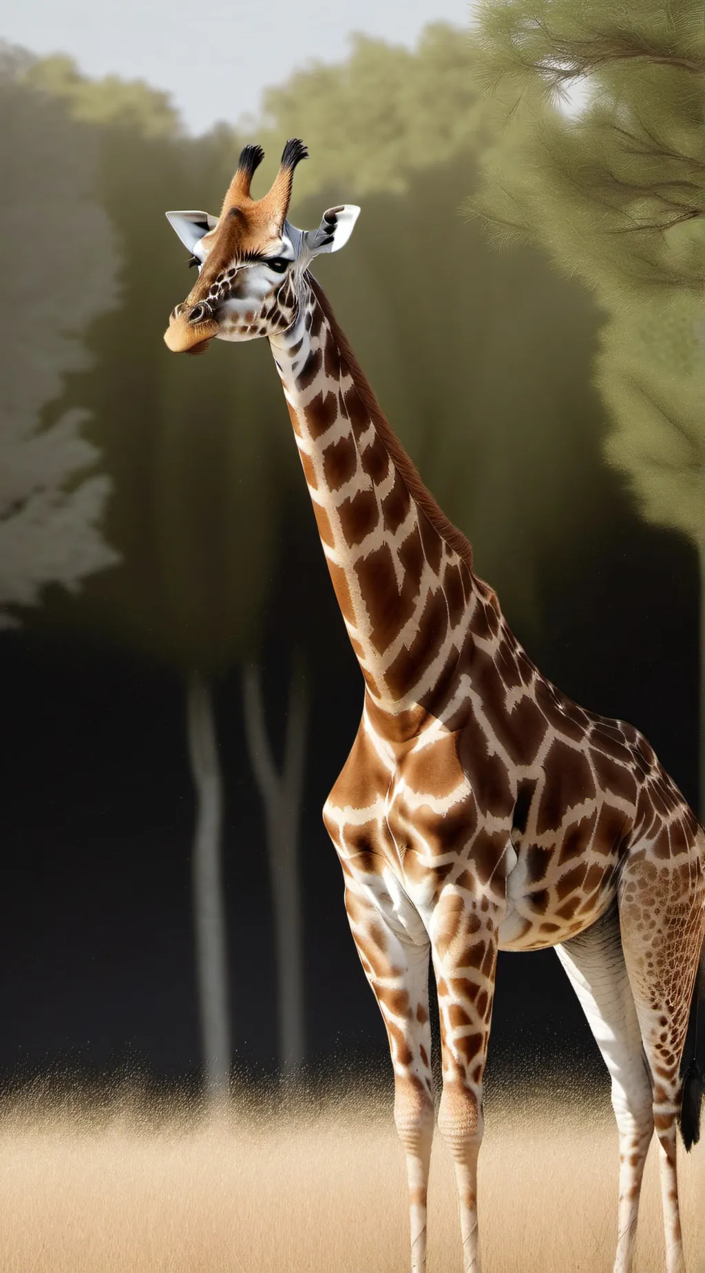 ai character: Evil Giraffe background