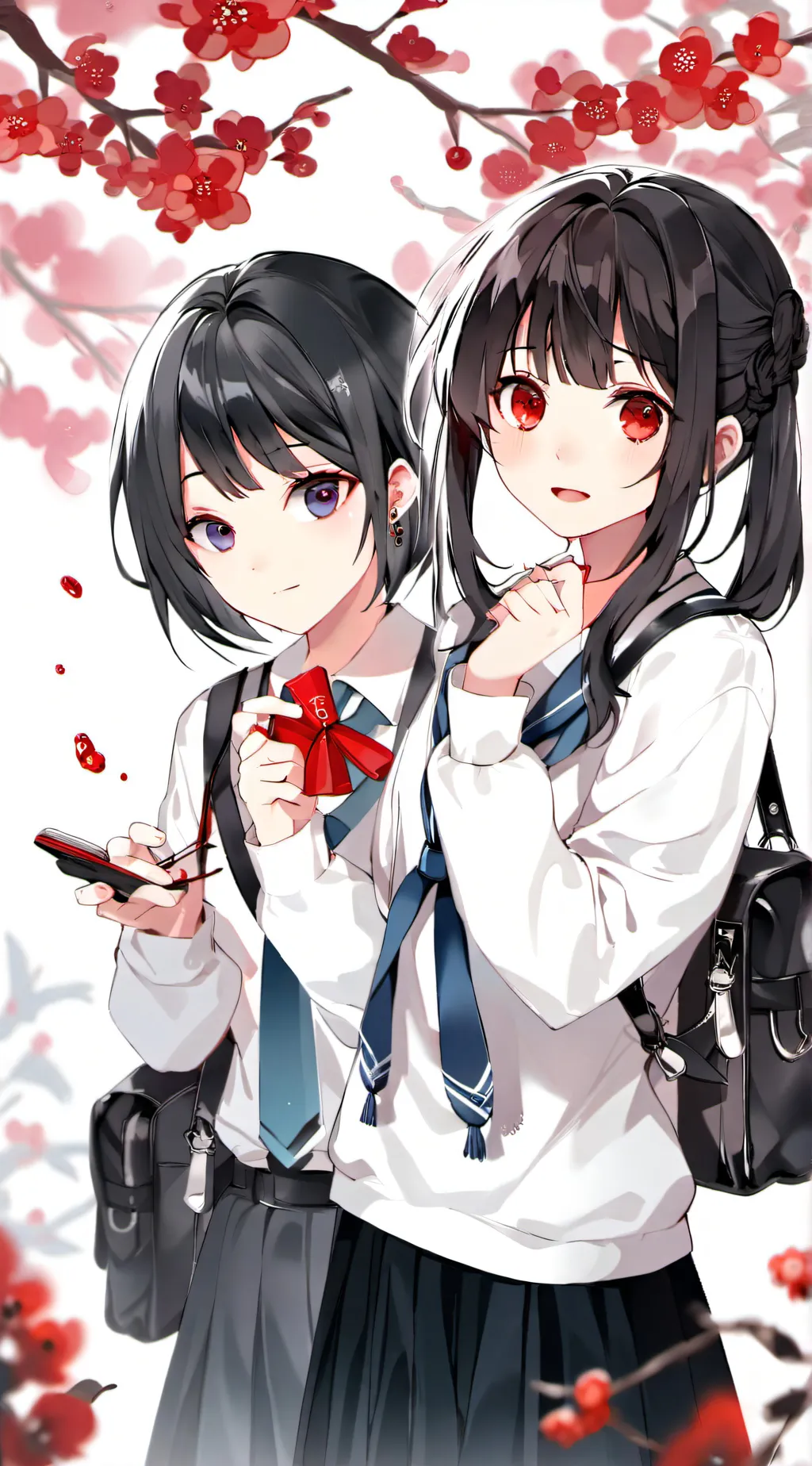 ai character: mia and lisa background