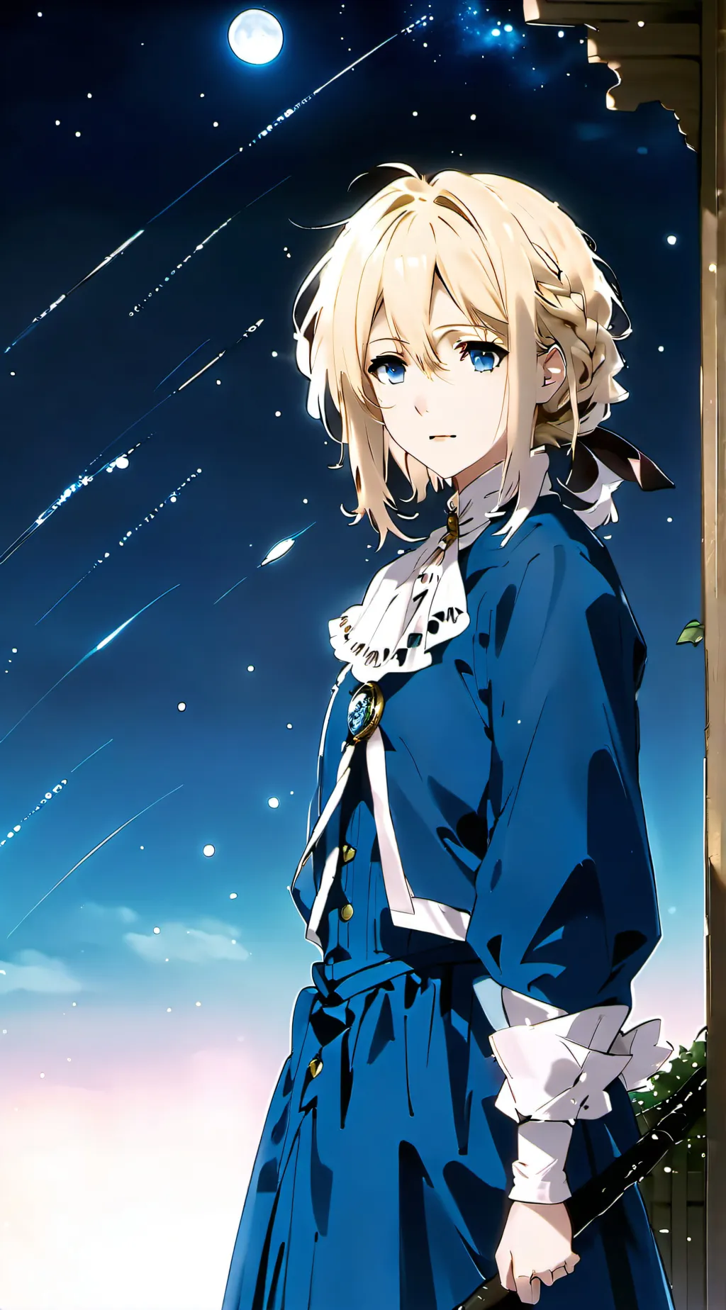 ai character: Uzi (remake) background