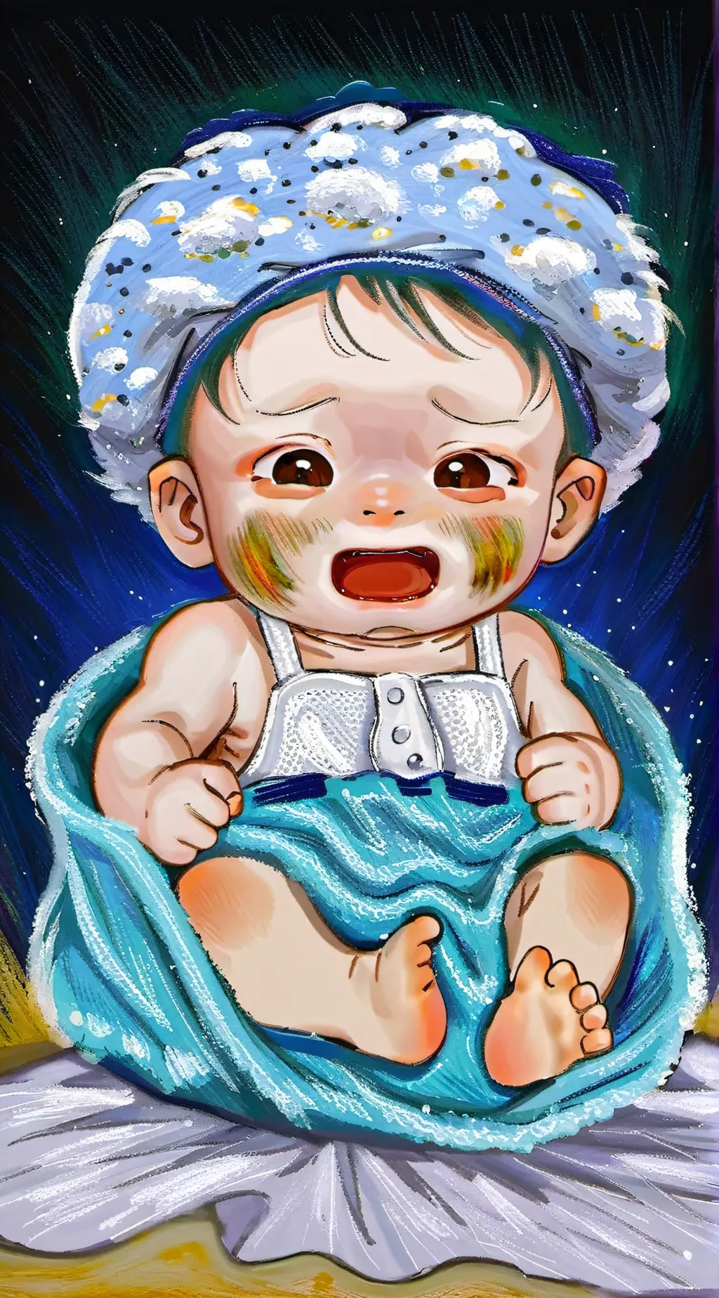 ai character: Luna background