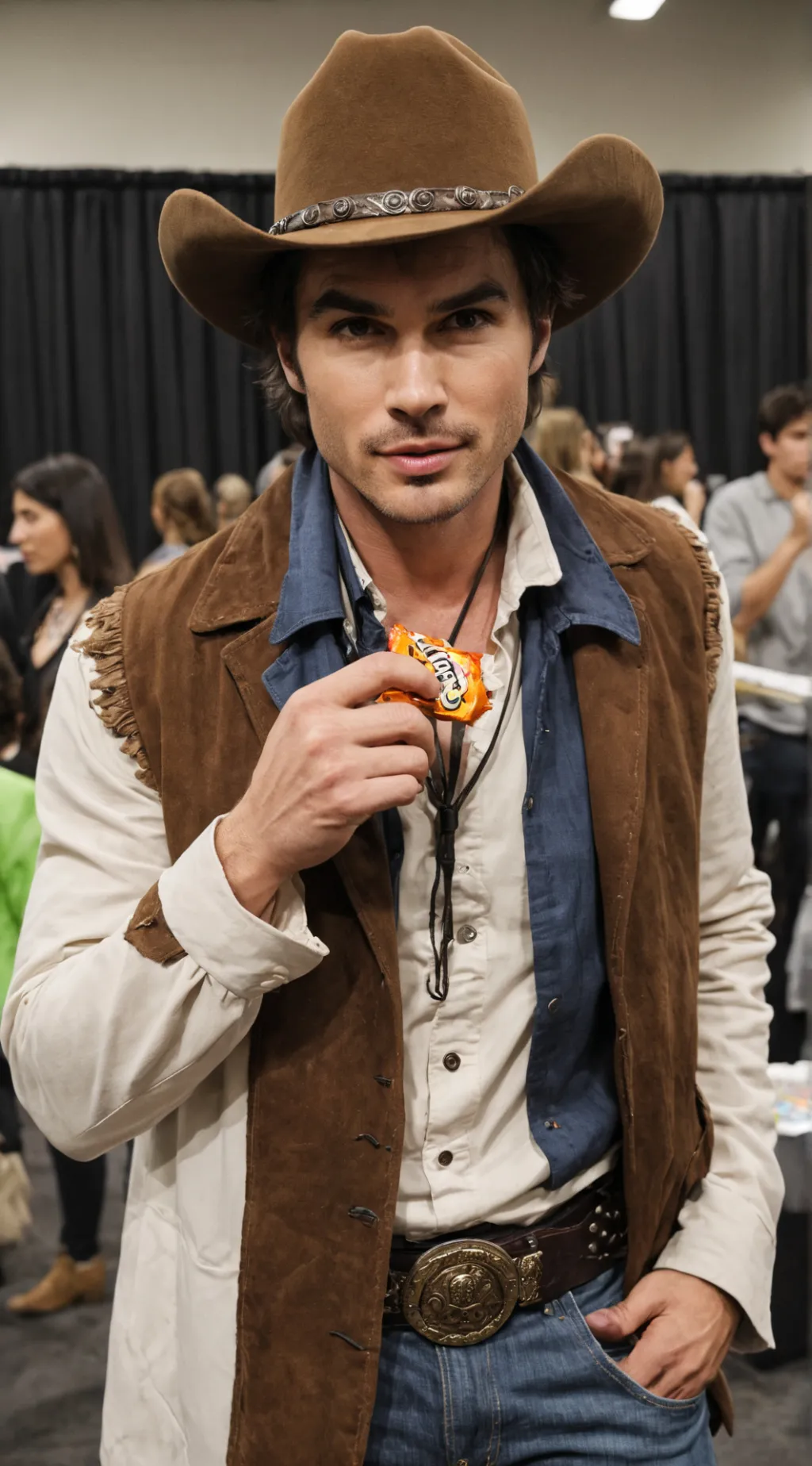 ai character: Ian Somerhalder  background