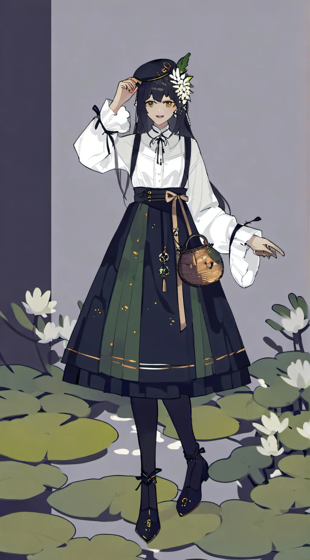 ai character: muzan's wife died. background