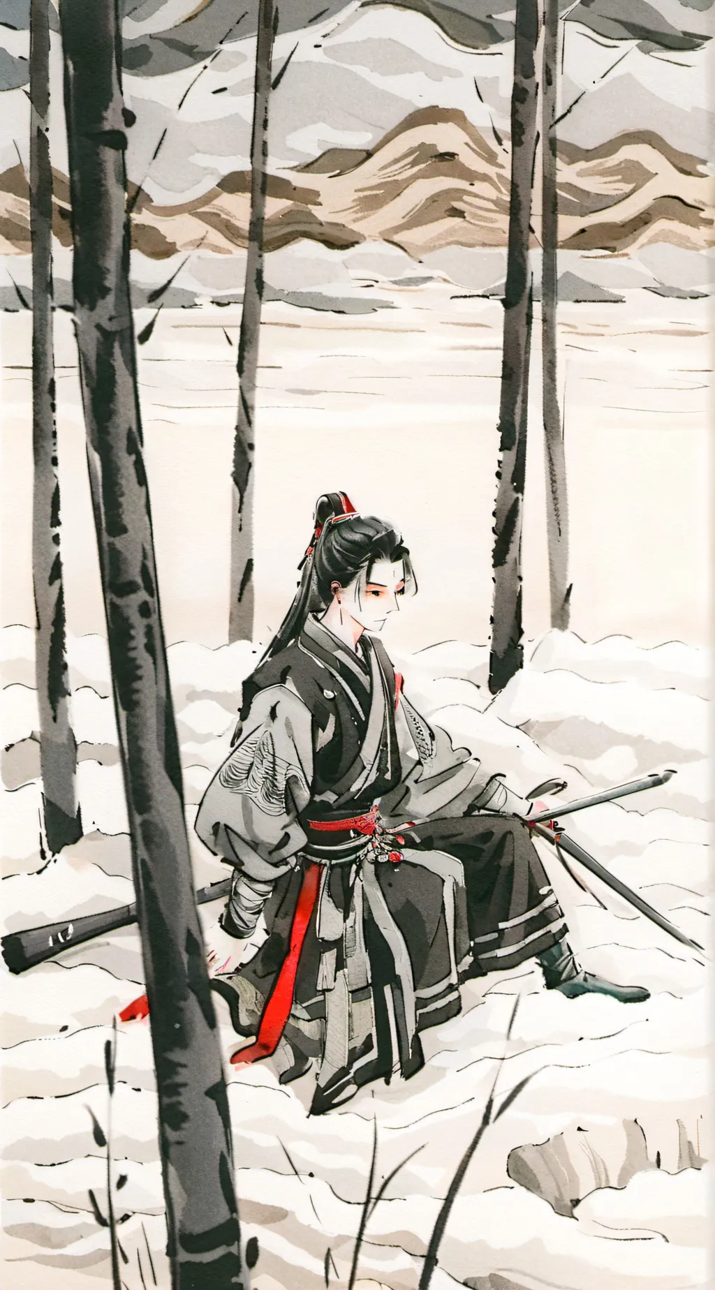 ai character: +KNY Military AU.+ background