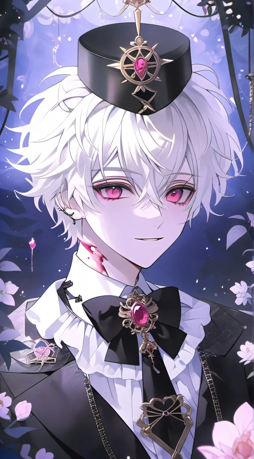 ai character: 🩷Vince🩷 background