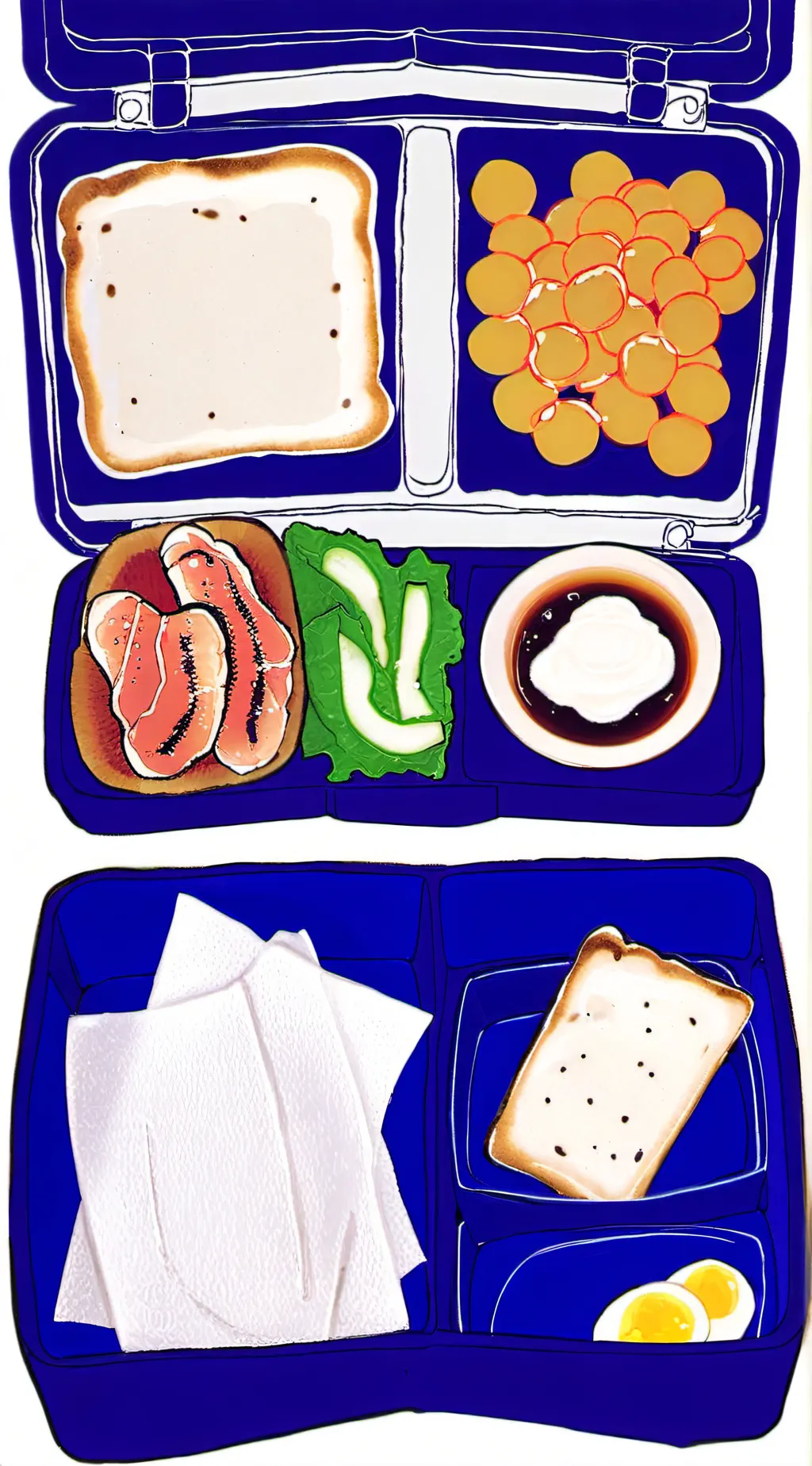 ai character: lunchly background