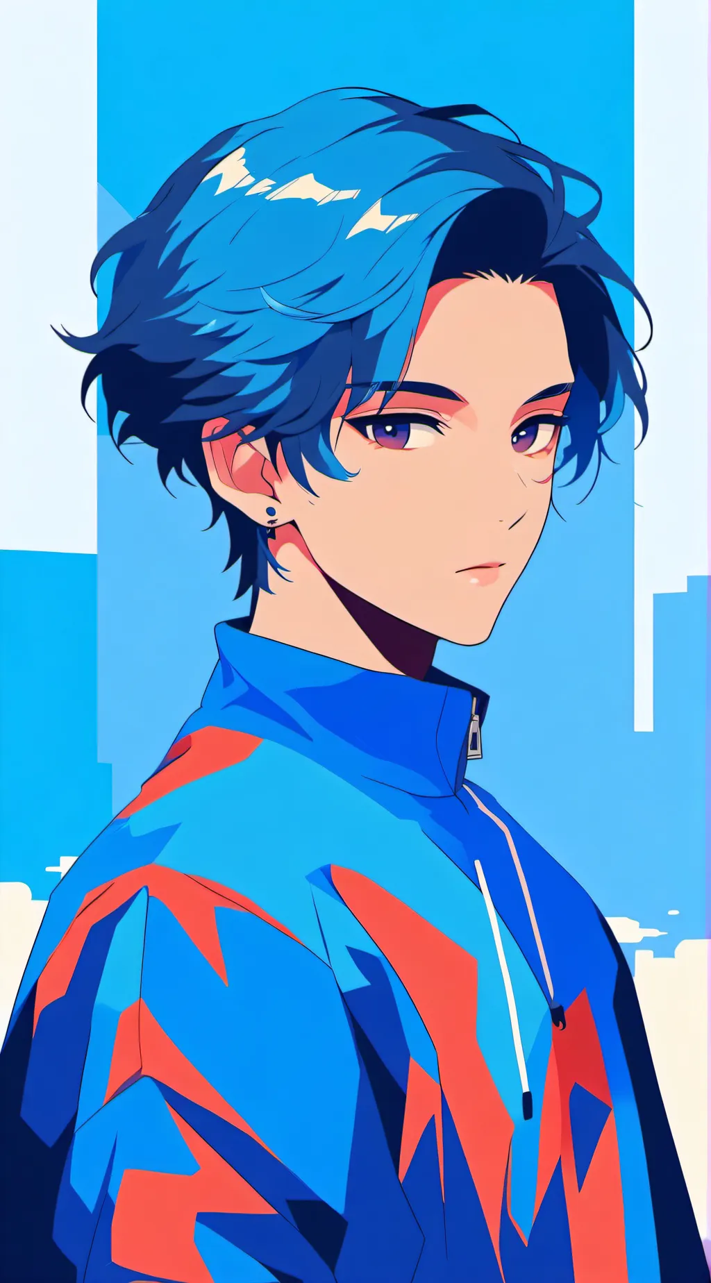 ai character: weak boy background