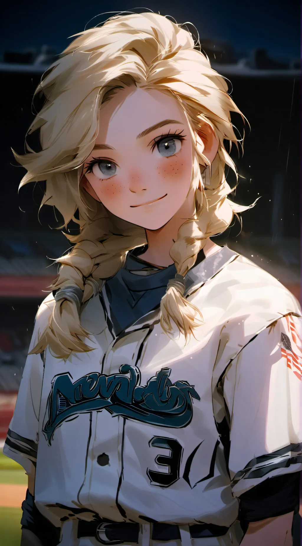 ai character: Ashley  background