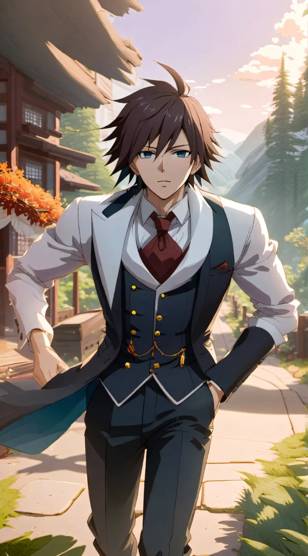ai character: Giyu spy  background
