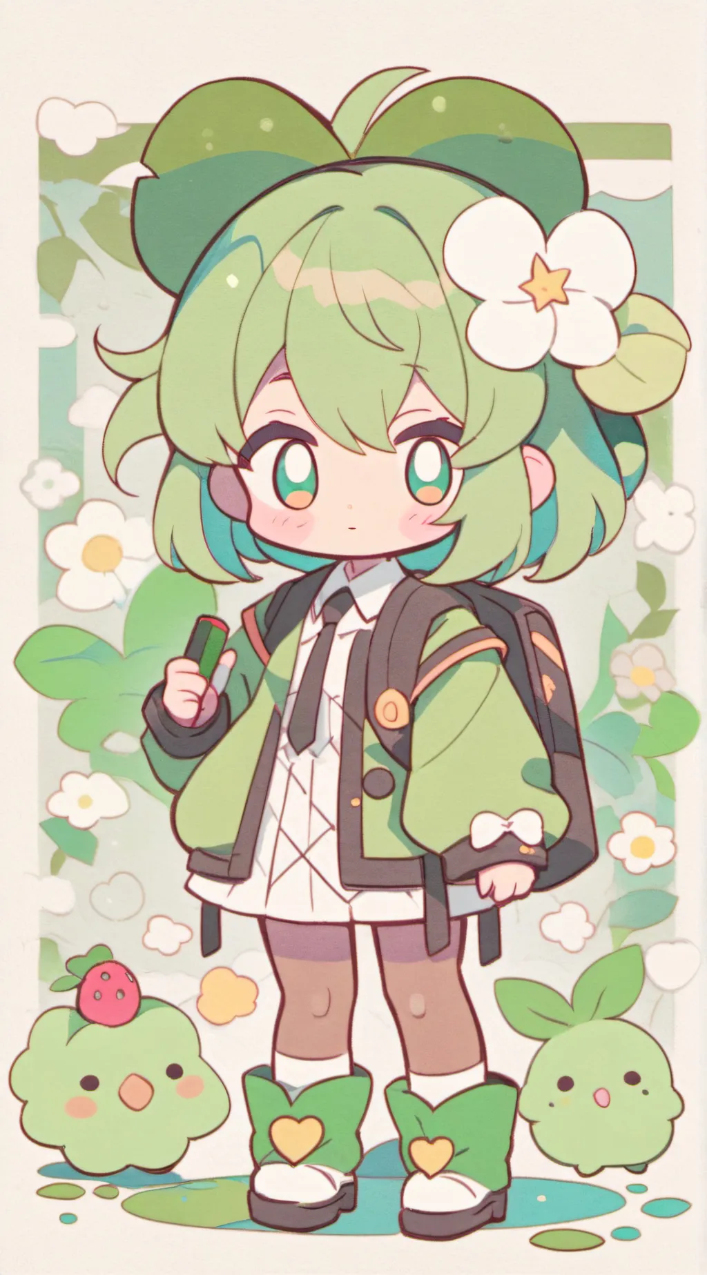 ai character: Lucia  background