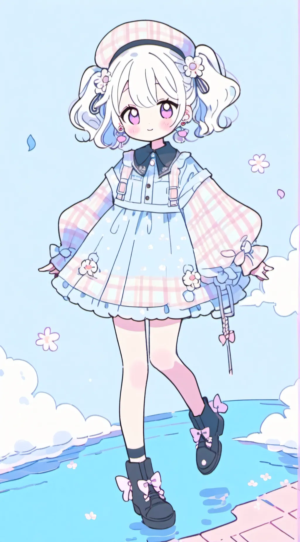 ai character: sound fruit background