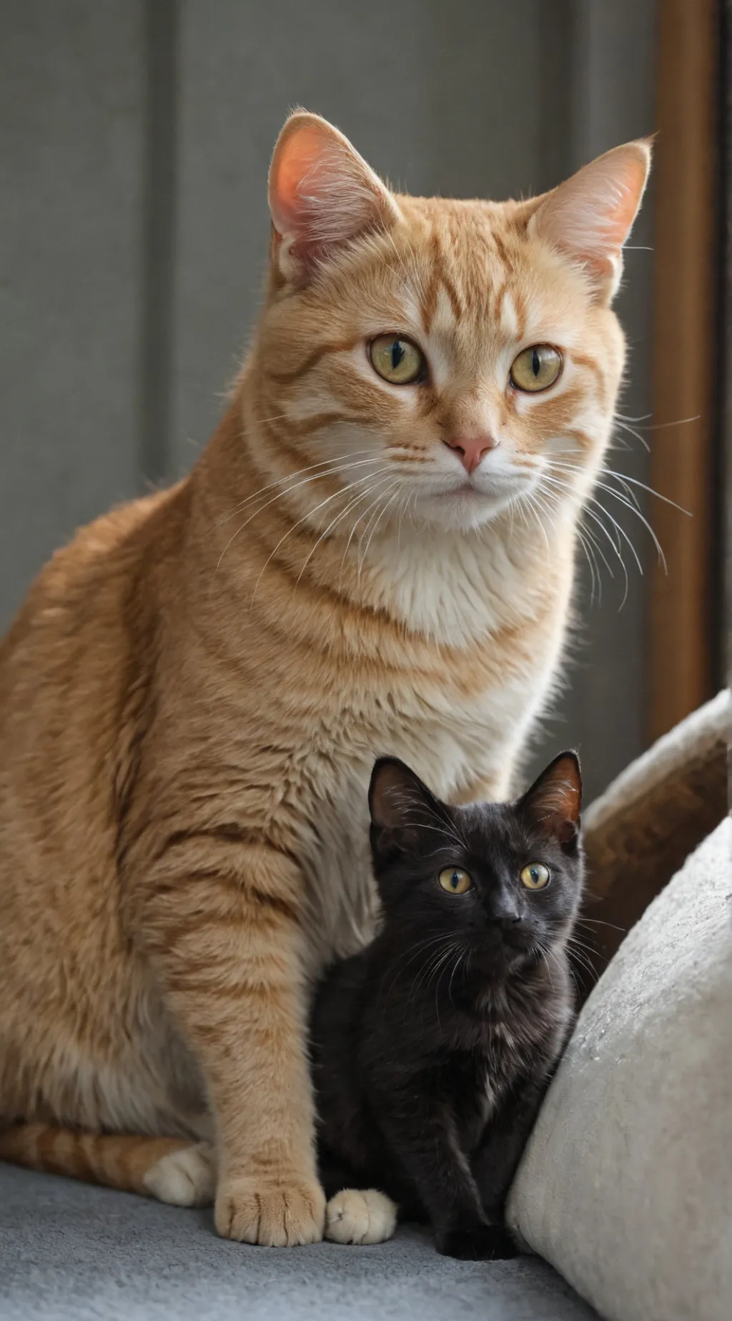 ai character: cats background