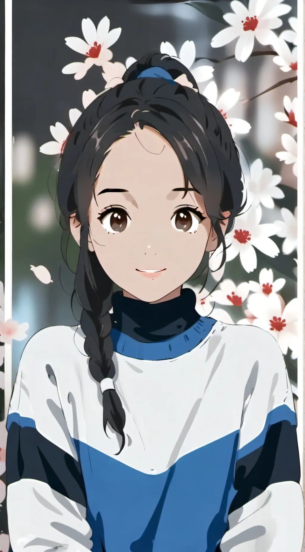 ai character: Rose background