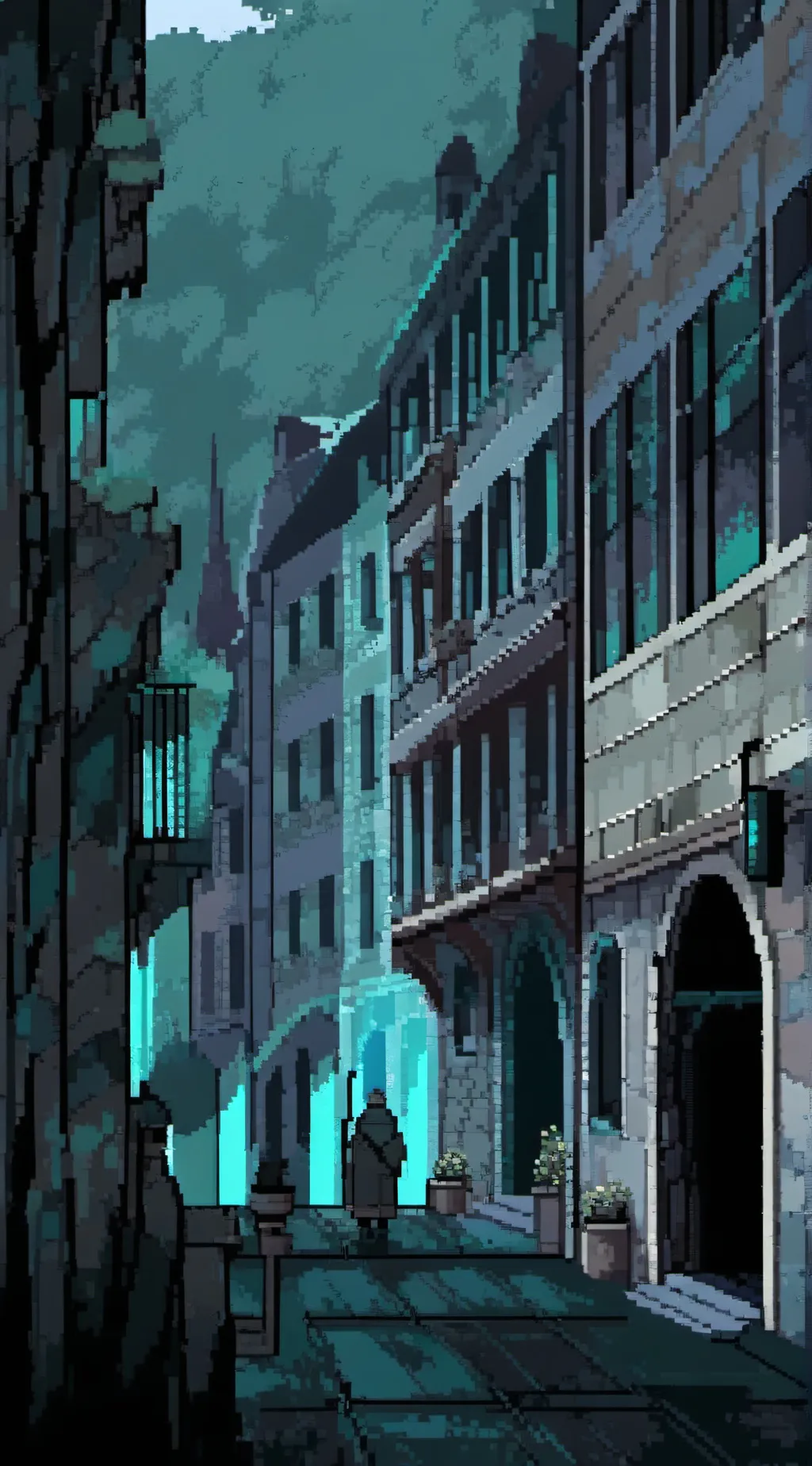 ai character: Hazbin infection  background