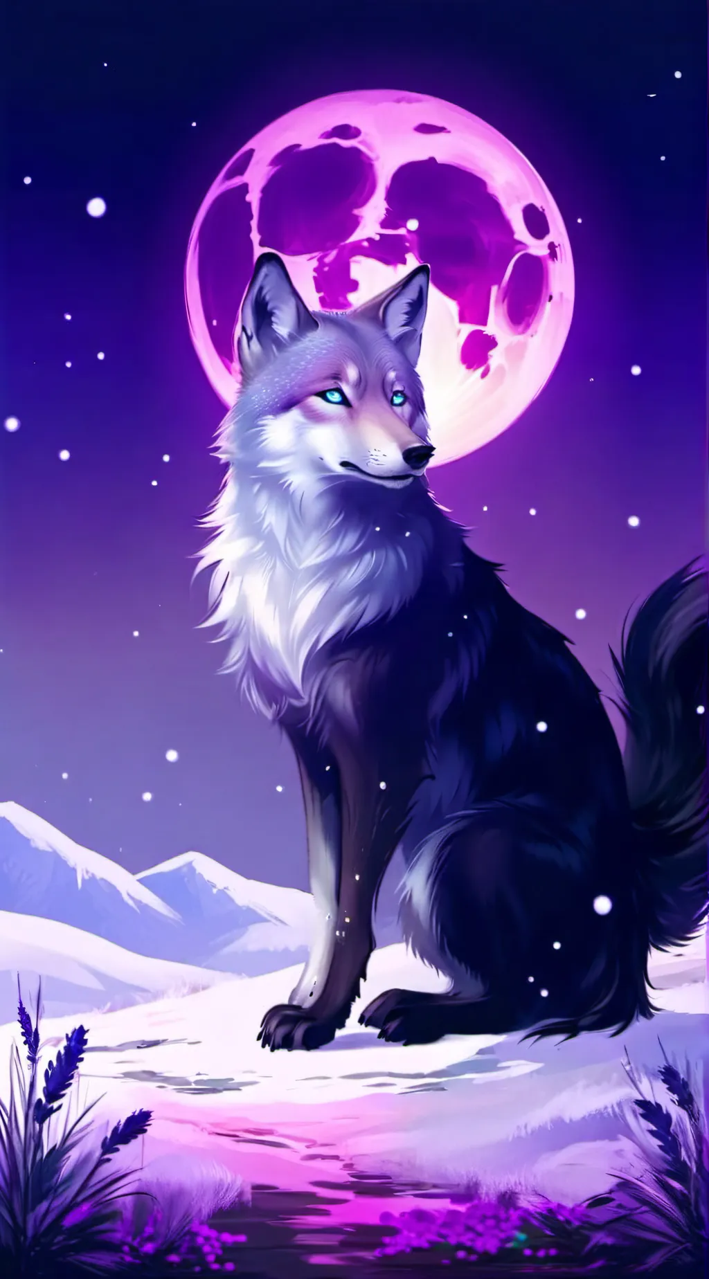 ai character: Luna background
