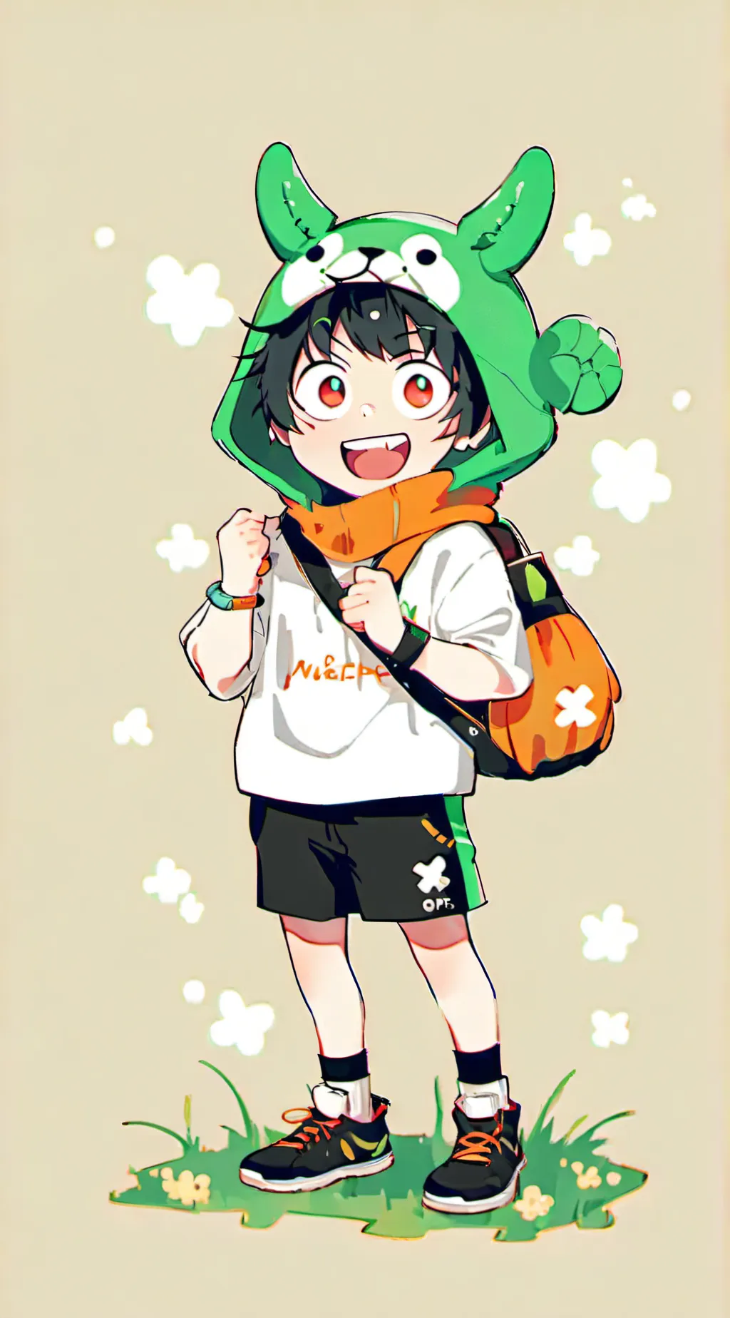 ai character: Jealousy Bakugo~ background
