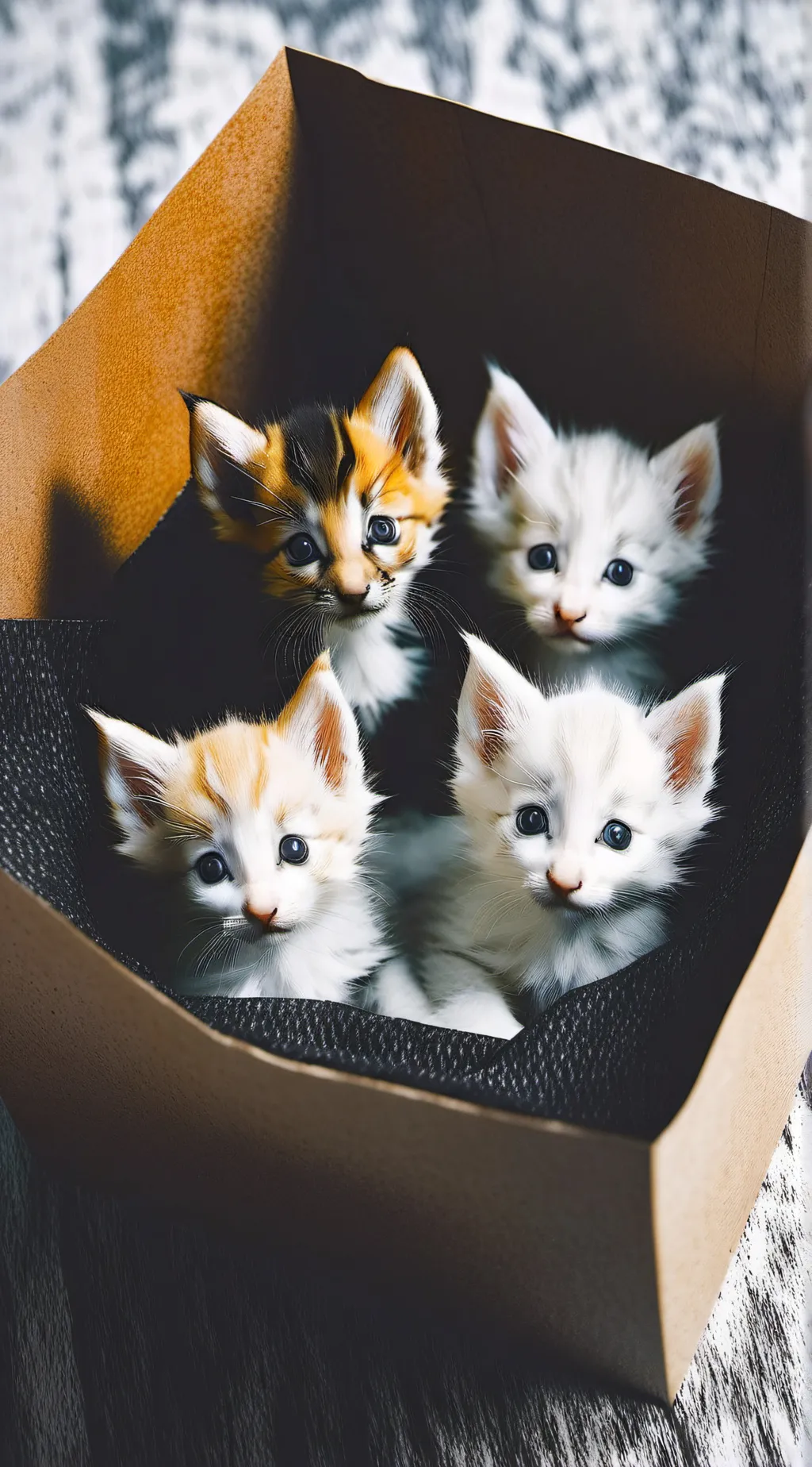 ai character: adorable kittens background
