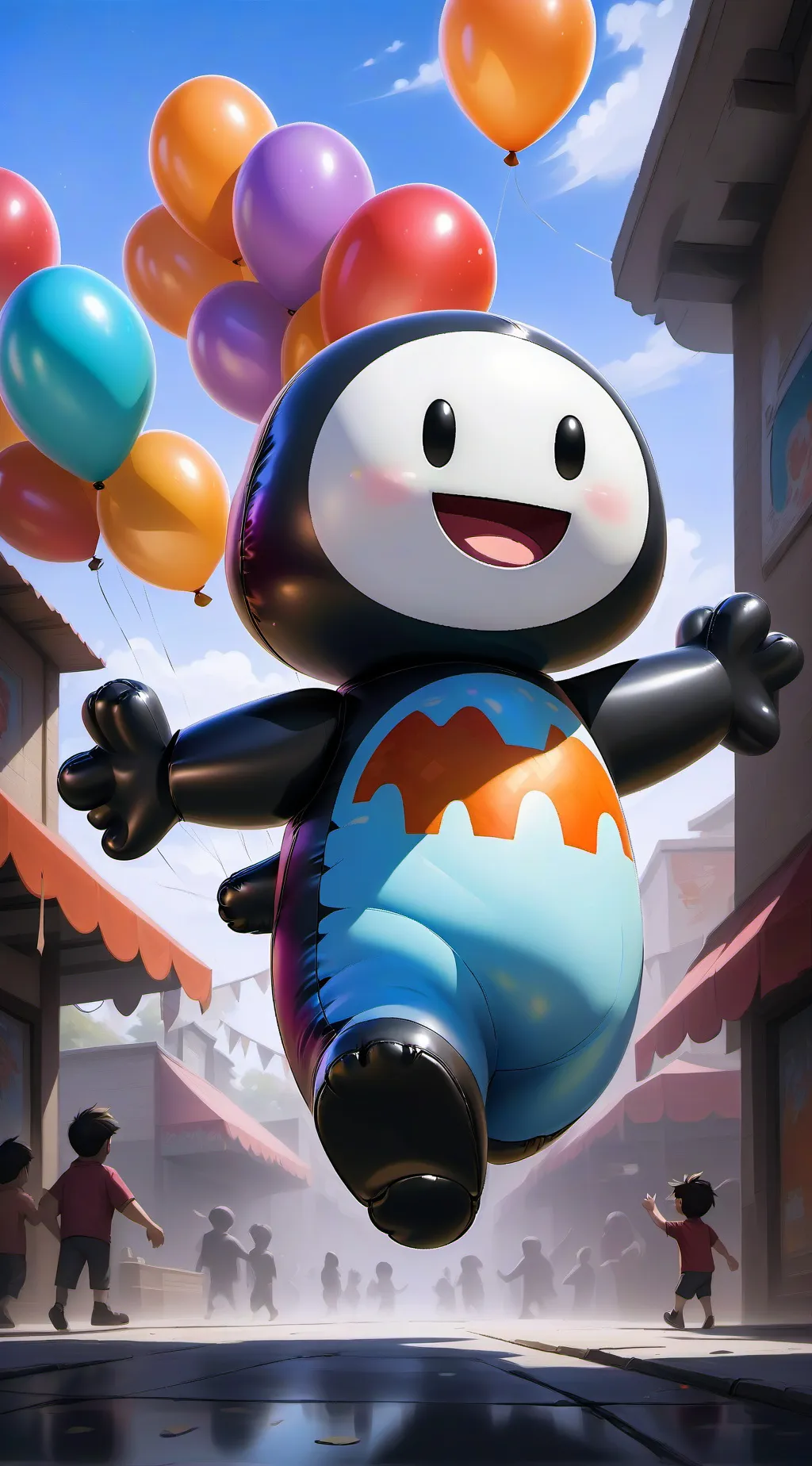 ai character: Helium the Balloon background