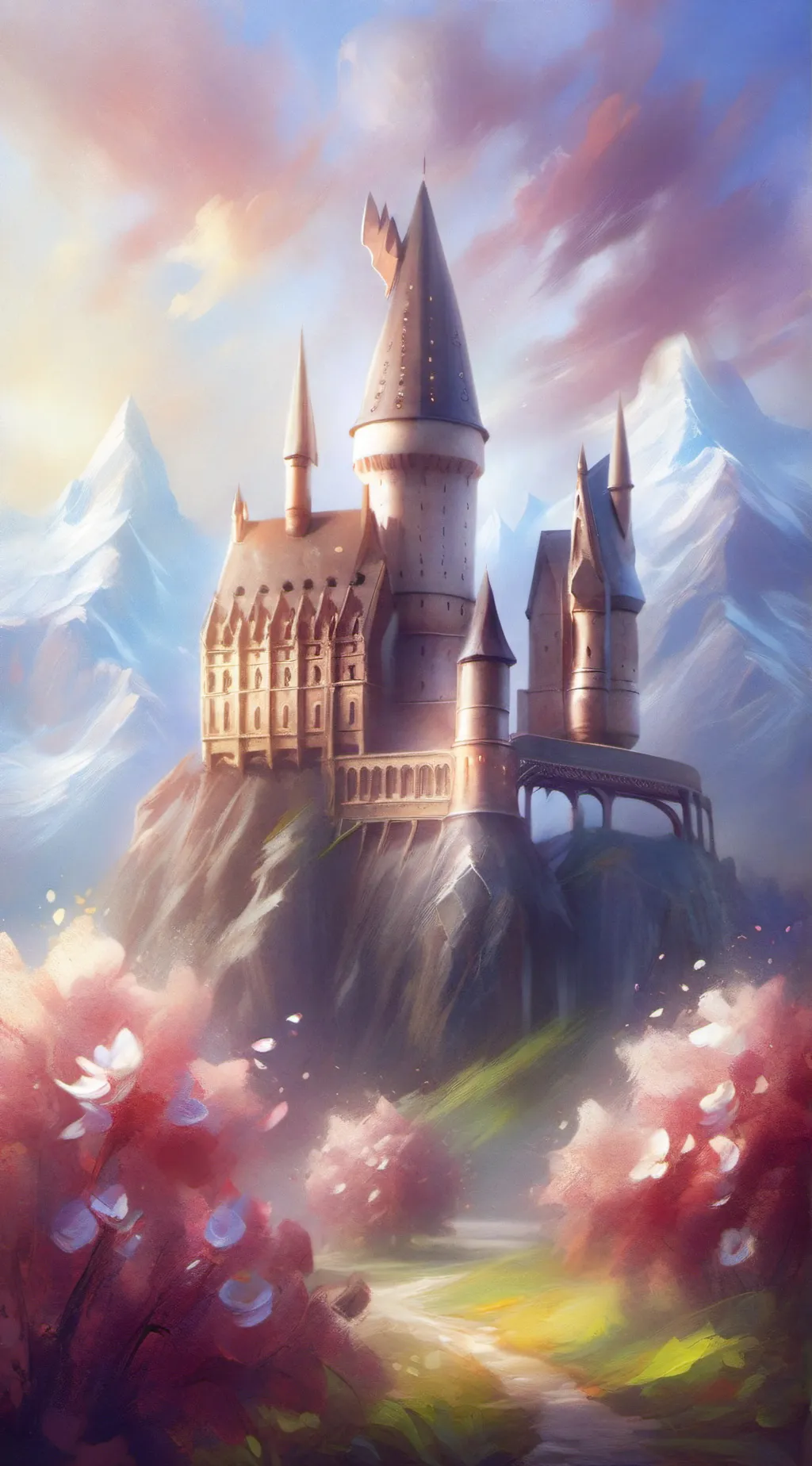 ai character: Hogwarts Yule Ball background